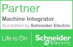 Accrédité Partner Machine Integrator par Schneider Electric